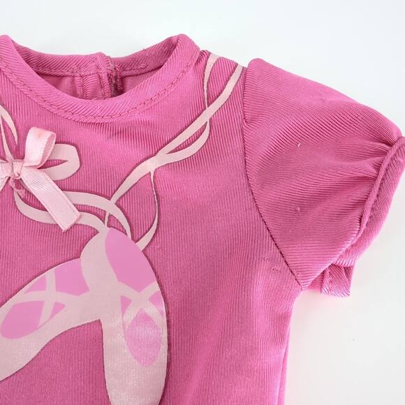 Funrise Toy Corp Ballet Shoes Hot Pink Short Sleeved Bodysuit for 18" Dolls -GUC - Picture 8 of 12